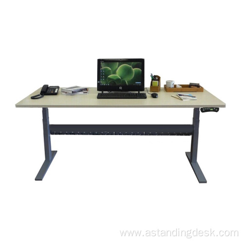 New Motorized Dual Motor Wood Study Electric Desk